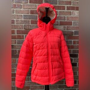 Women’s Under Armour Storm Cold Gear Down Jacket  W/ Hoddie Sz Large